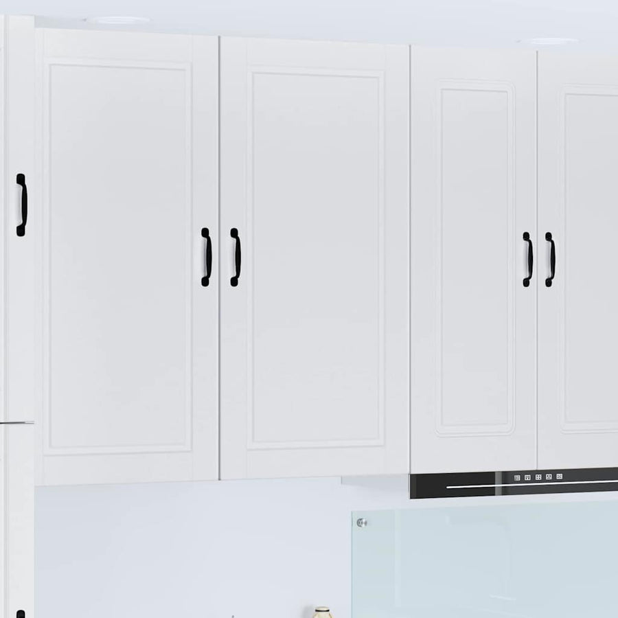 Keukenkast aan de muur met plank Hoogglans wit 50 x 31 x 100 cm