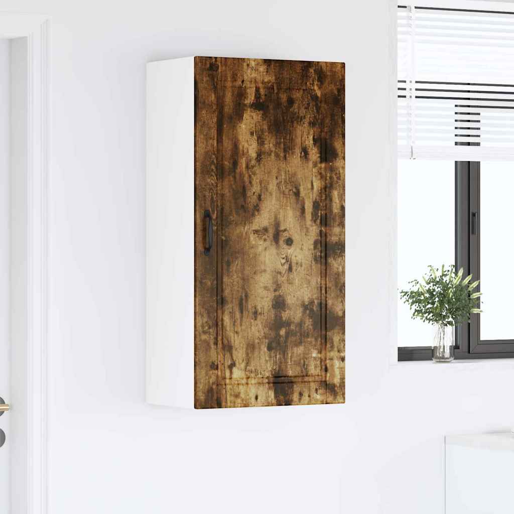 Keukenkast aan de muur met plank Gerookt eiken 50 x 31 x 100 cm