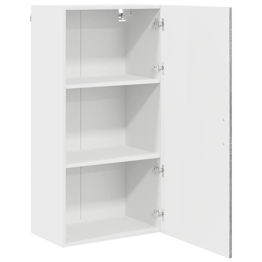 Keukenkast aan de muur met plank Grijs Sonoma 50 x 31 x 100 cm