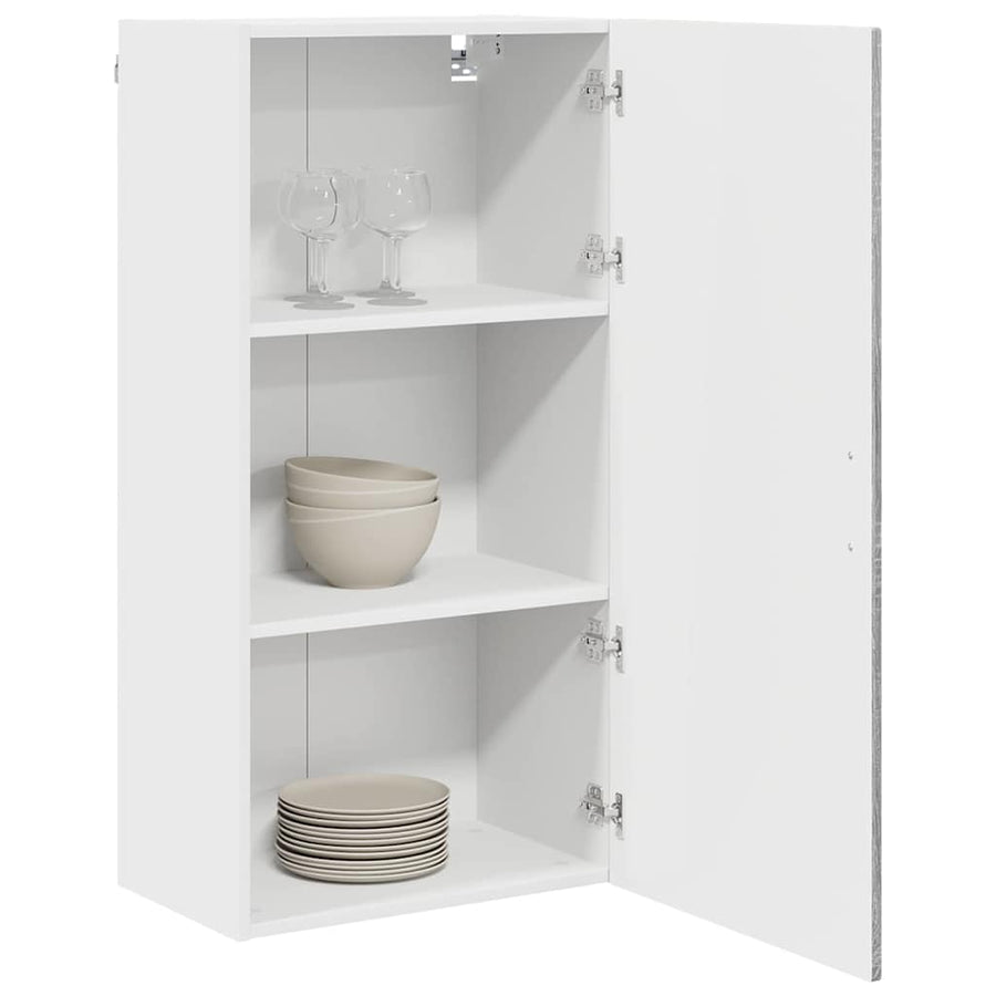 Keukenkast aan de muur met plank Grijs Sonoma 50 x 31 x 100 cm