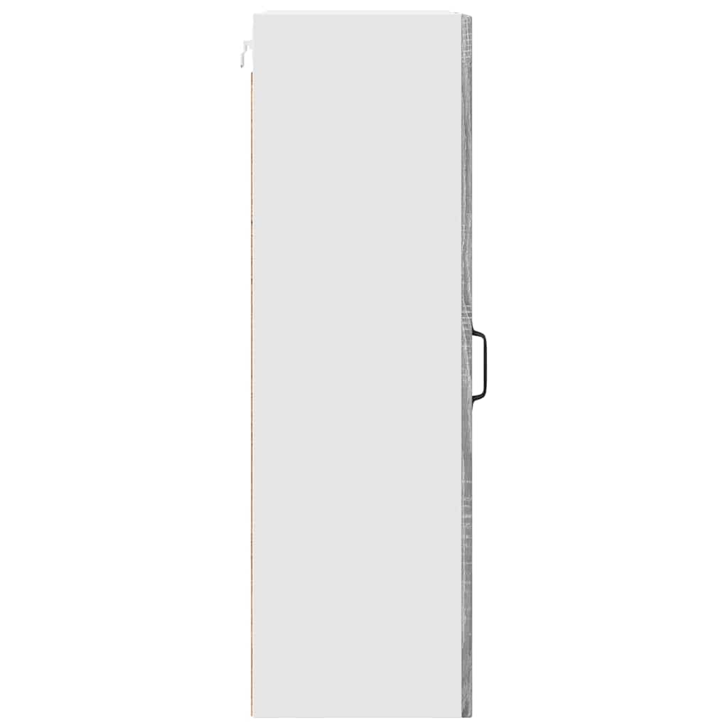 Keukenkast aan de muur met plank Grijs Sonoma 50 x 31 x 100 cm
