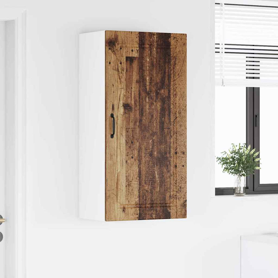 Keukenkast aan de muur Oud Hout 50 x 31 x 100 cm Bewerkt hout