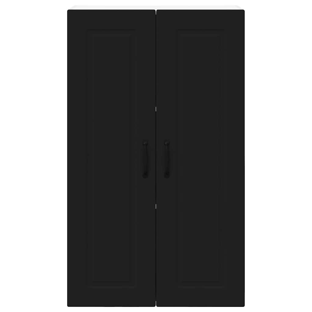 Keukenkast aan de muur Zwart 60 x 31 x 100 cm Bewerkt hout