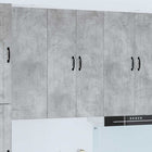Keukenkast 60x31x100 cm beton grijs bewerkt hout