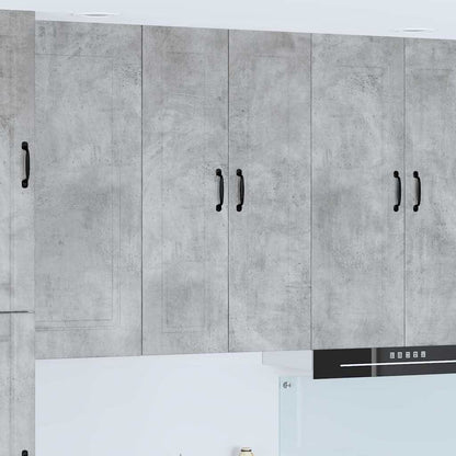 Keukenkast aan de muur met plank Beton Grijs 60 x 31 x 100 cm