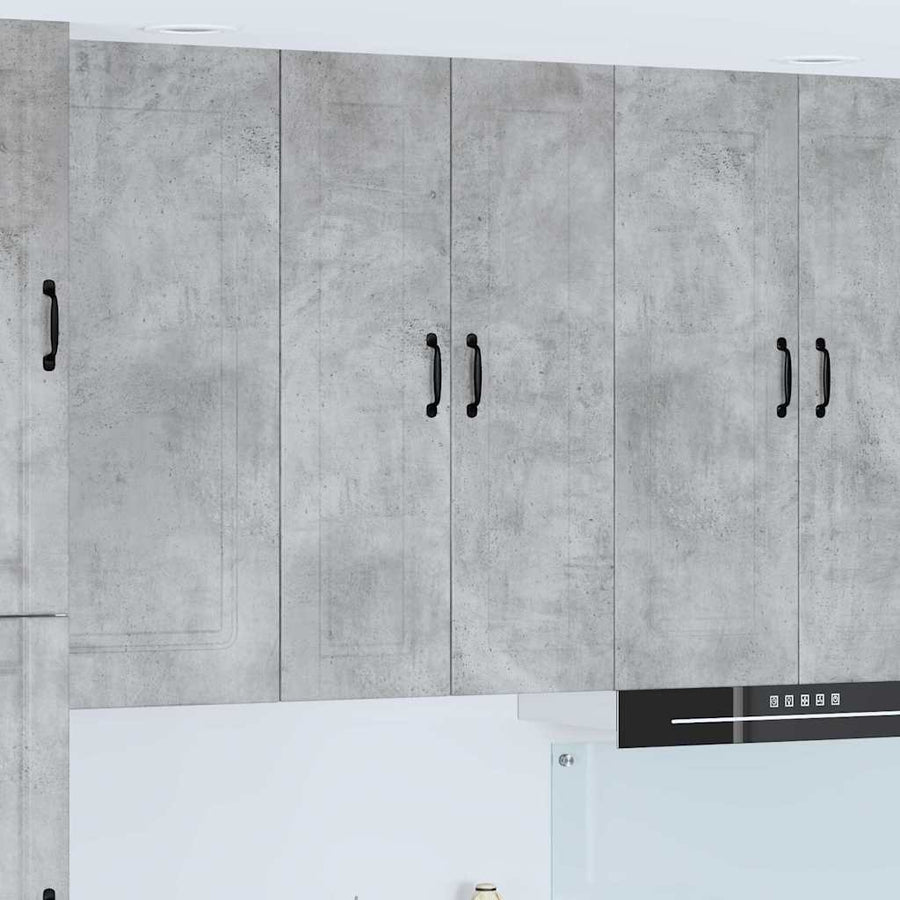 Keukenkast aan de muur met plank Beton Grijs 60 x 31 x 100 cm