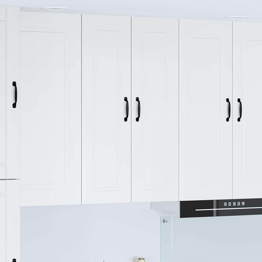 Keukenkast aan de muur met plank Hoogglans wit 60 x 31 x 100 cm
