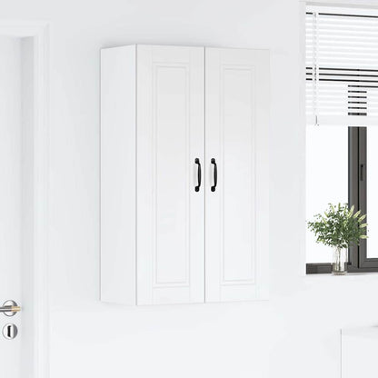 Keukenkast aan de muur met plank Hoogglans wit 60 x 31 x 100 cm