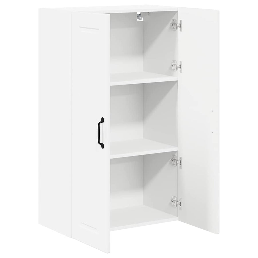 Keukenkast aan de muur met plank Hoogglans wit 60 x 31 x 100 cm