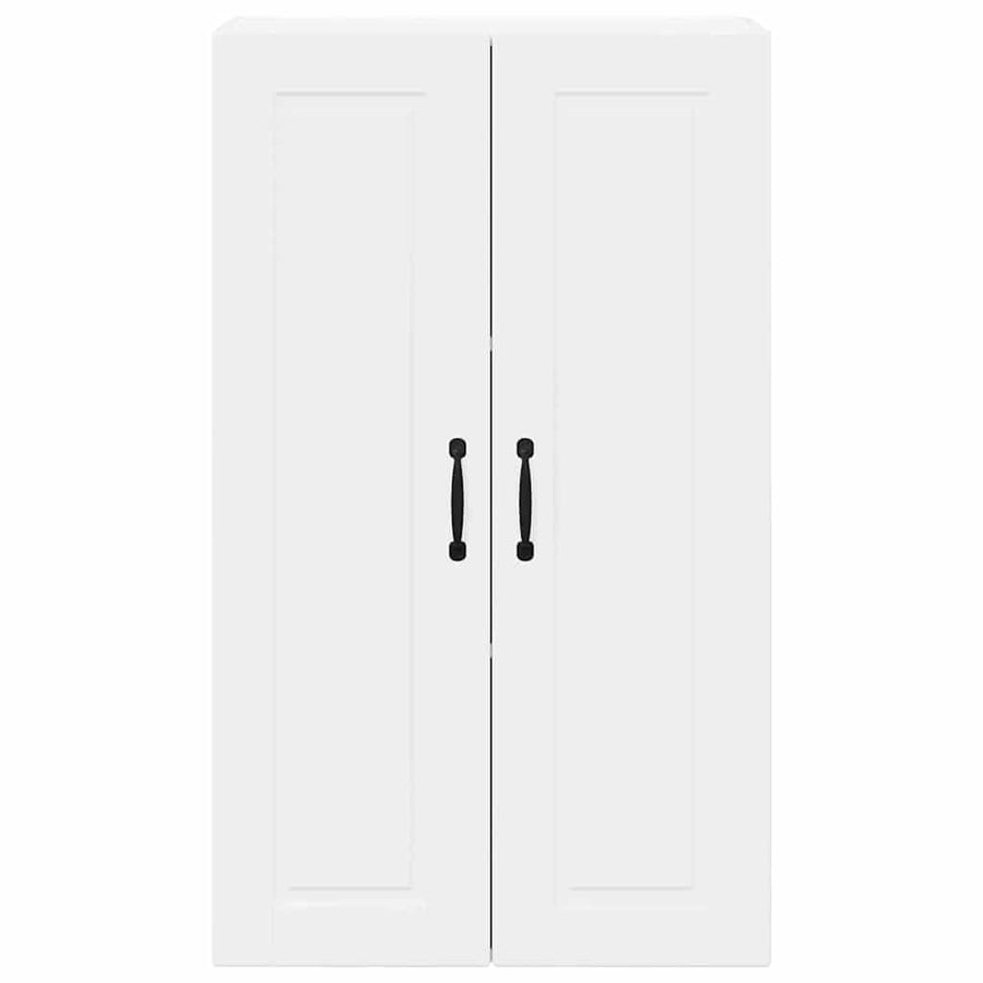 Keukenkast aan de muur met plank Hoogglans wit 60 x 31 x 100 cm