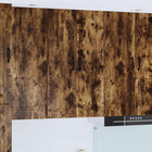 Keukenkast 60x31x100 cm gerookt eiken bewerkt hout