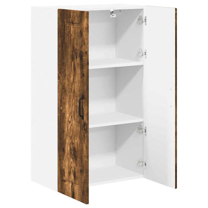 Keukenkast aan de muur met plank Gerookt eiken 60 x 31 x 100 cm