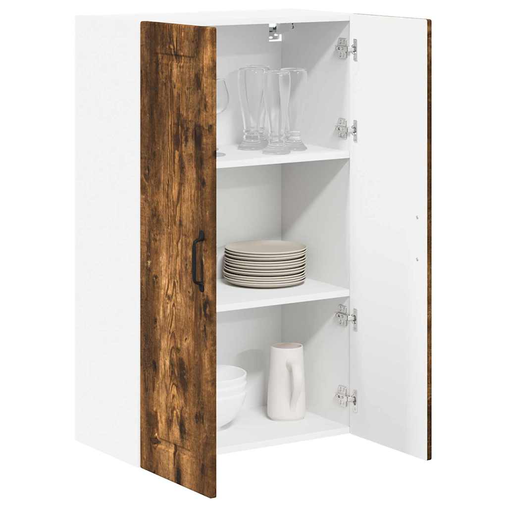 Keukenkast aan de muur met plank Gerookt eiken 60 x 31 x 100 cm