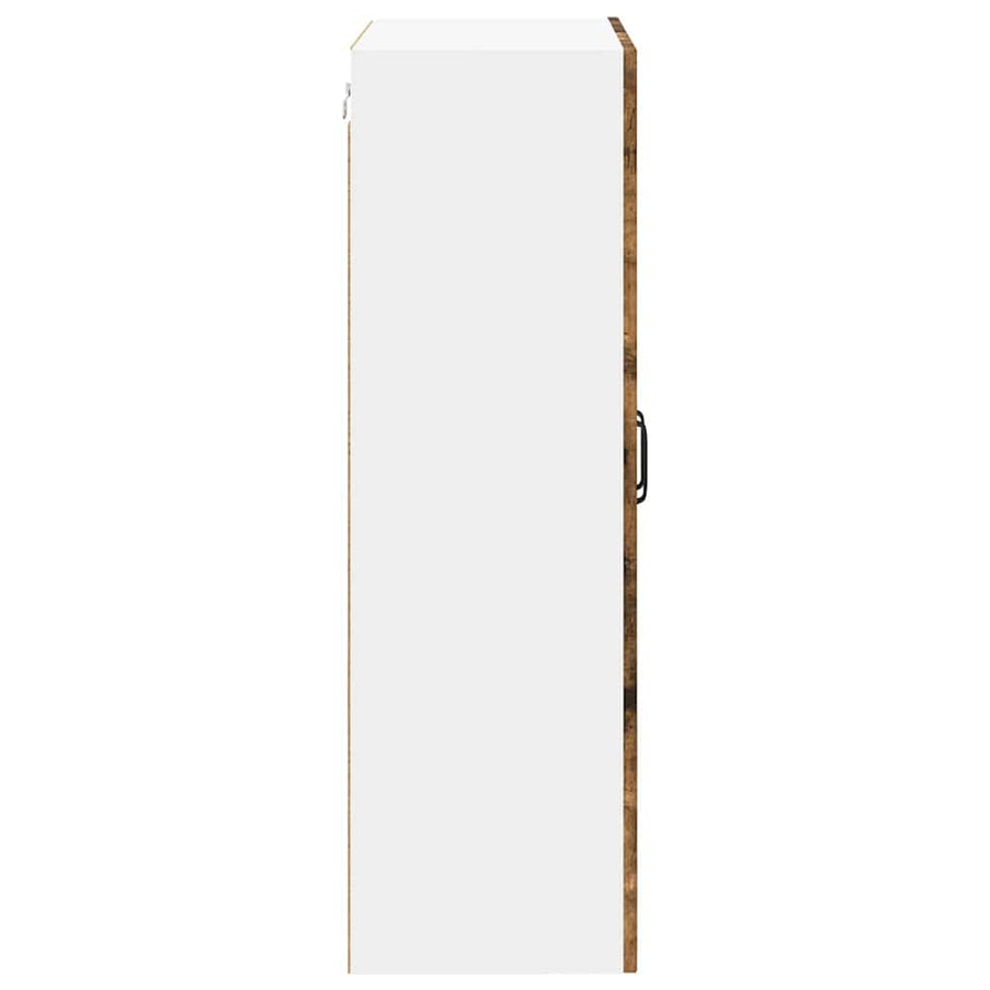 Keukenkast aan de muur met plank Gerookt eiken 60 x 31 x 100 cm