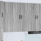 Keukenkast 60x31x100 cm grijs sonoma bewerkt hout