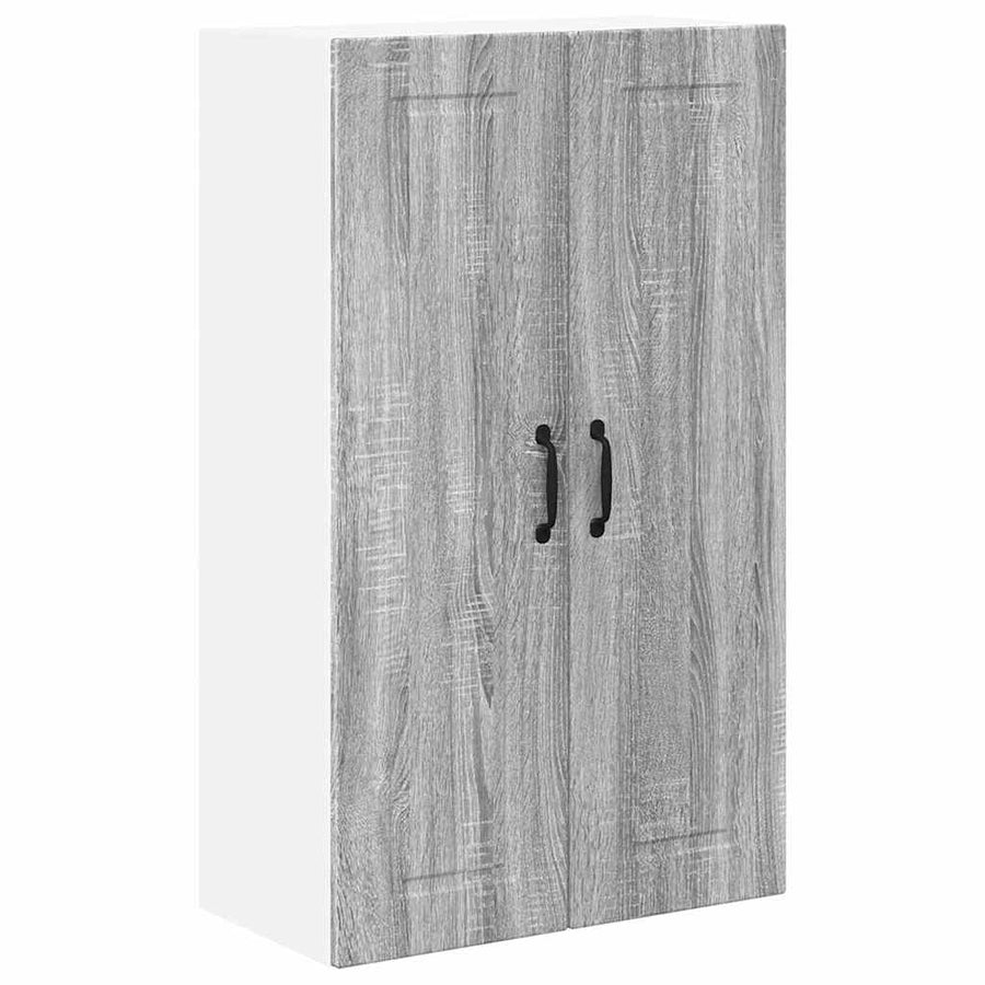 Keukenkast aan de muur met plank Grijs Sonoma 60 x 31 x 100 cm