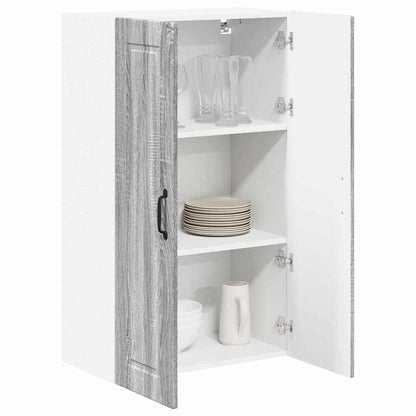 Keukenkast aan de muur met plank Grijs Sonoma 60 x 31 x 100 cm