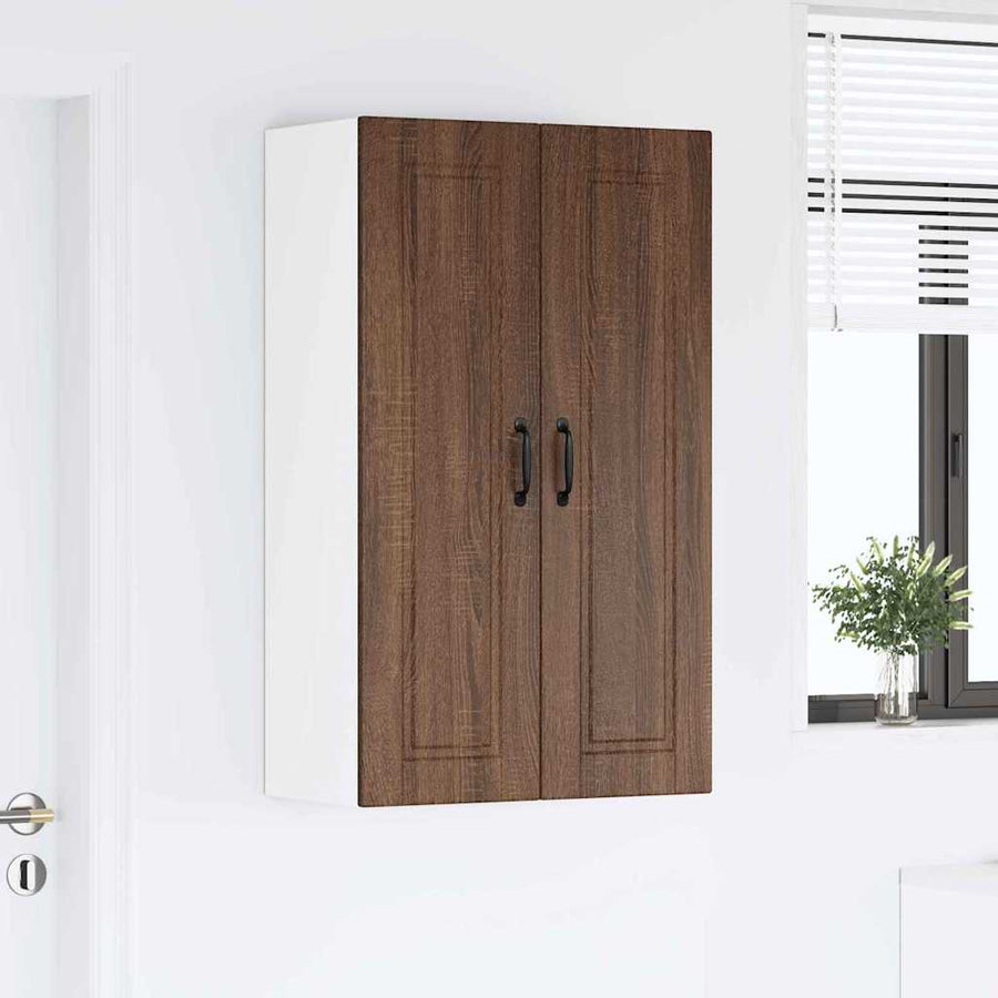 Keukenkast aan de muur met plank Bruin Eiken 60 x 31 x 100 cm