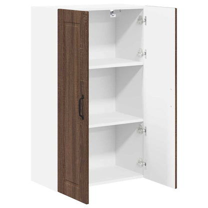 Keukenkast aan de muur met plank Bruin Eiken 60 x 31 x 100 cm