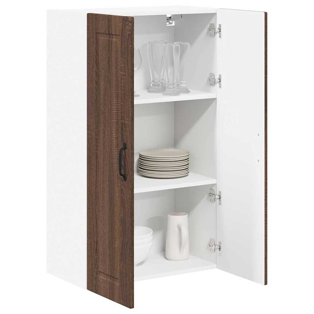 Keukenkast aan de muur met plank Bruin Eiken 60 x 31 x 100 cm