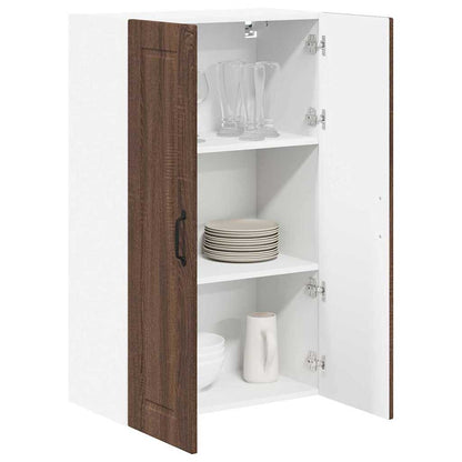 Keukenkast aan de muur met plank Bruin Eiken 60 x 31 x 100 cm