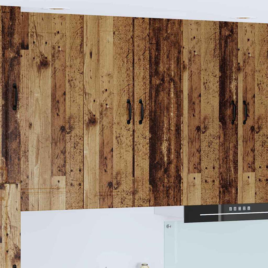 Keukenkast aan de muur Oud Hout 60 x 31 x 100 cm Bewerkt hout