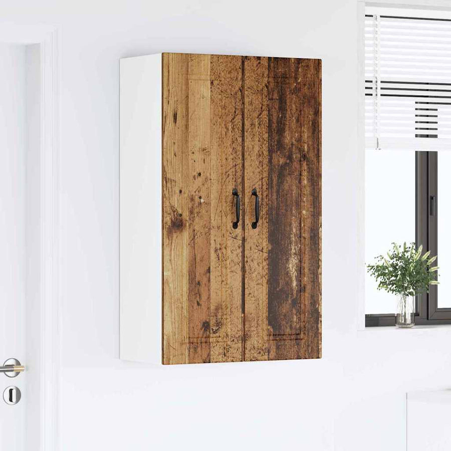 Keukenkast aan de muur Oud Hout 60 x 31 x 100 cm Bewerkt hout