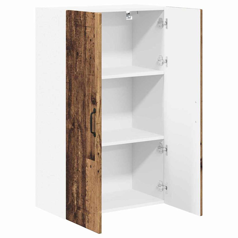 Keukenkast aan de muur Oud Hout 60 x 31 x 100 cm Bewerkt hout