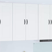 Keukenkast 80x31x100 cm wit bewerkt hout