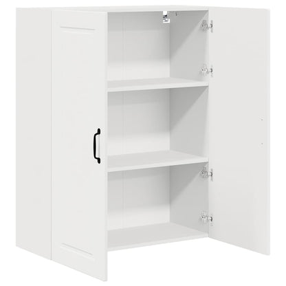 Keukenkast aan de muur Wit 80 x 31 x 100 cm Bewerkt hout