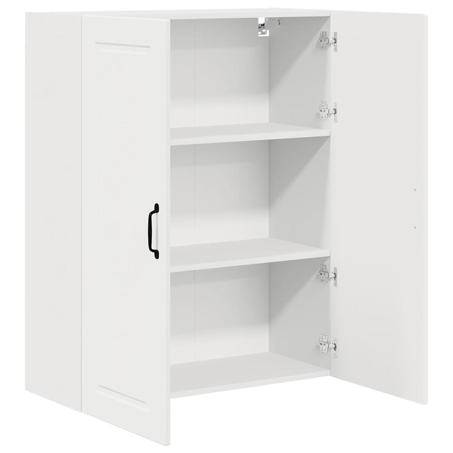 Keukenkast aan de muur Wit 80 x 31 x 100 cm Bewerkt hout