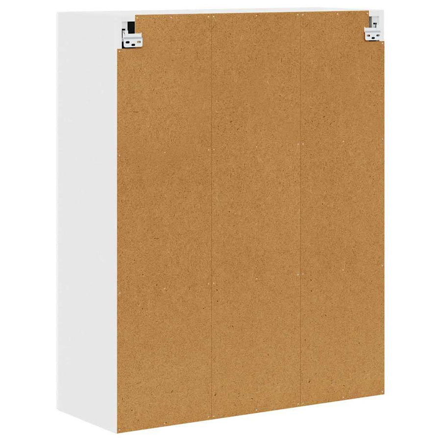 Keukenkast aan de muur Wit 80 x 31 x 100 cm Bewerkt hout