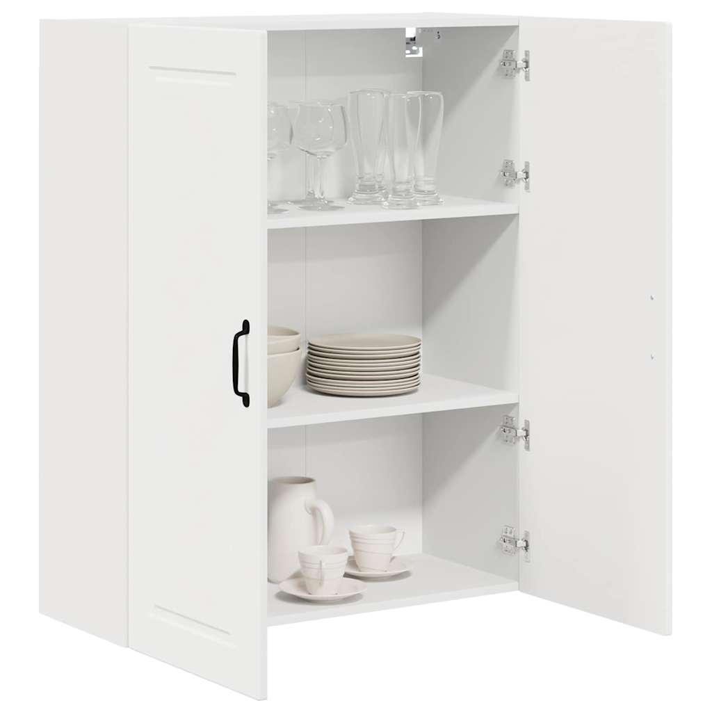 Keukenkast aan de muur Wit 80 x 31 x 100 cm Bewerkt hout