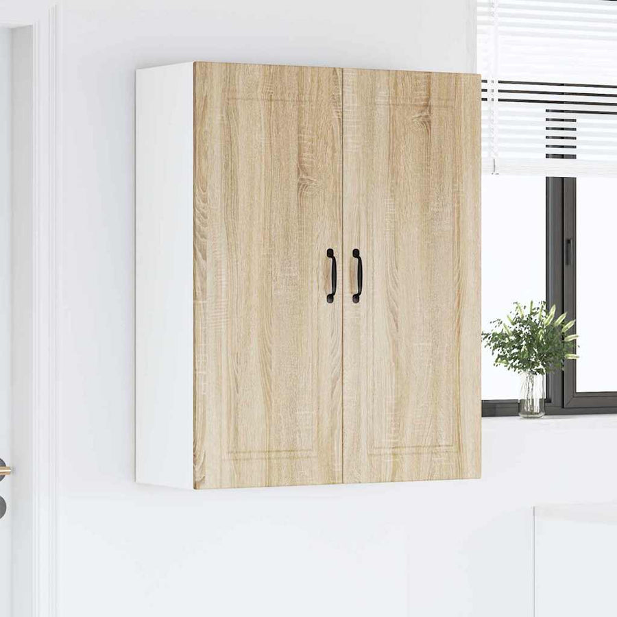 Keukenkast aan de muur met plank Sonoma Eiken 80 x 31 x 100 cm