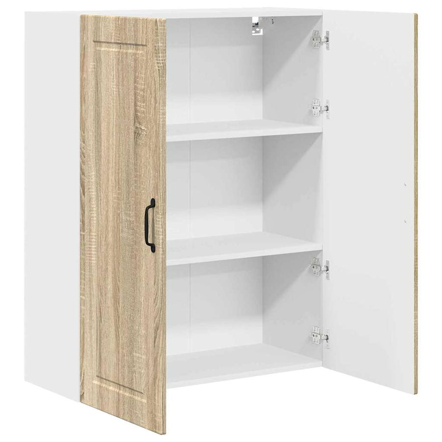 Keukenkast aan de muur met plank Sonoma Eiken 80 x 31 x 100 cm