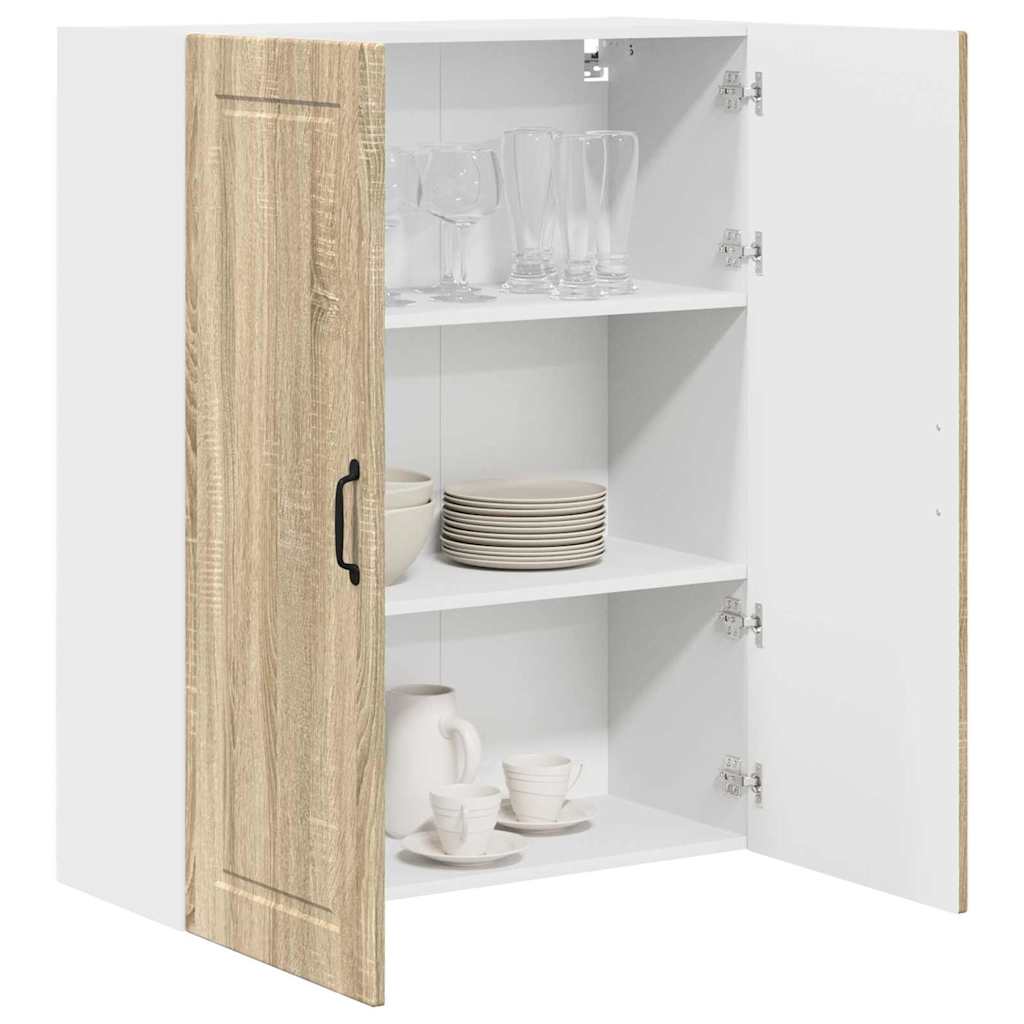 Keukenkast aan de muur met plank Sonoma Eiken 80 x 31 x 100 cm
