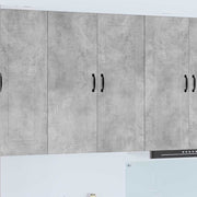 Keukenkast 80x31x100 cm beton grijs bewerkt hout