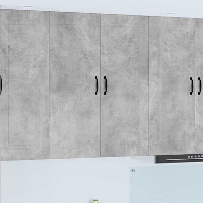 Keukenkast aan de muur met plank Beton Grijs 80 x 31 x 100 cm