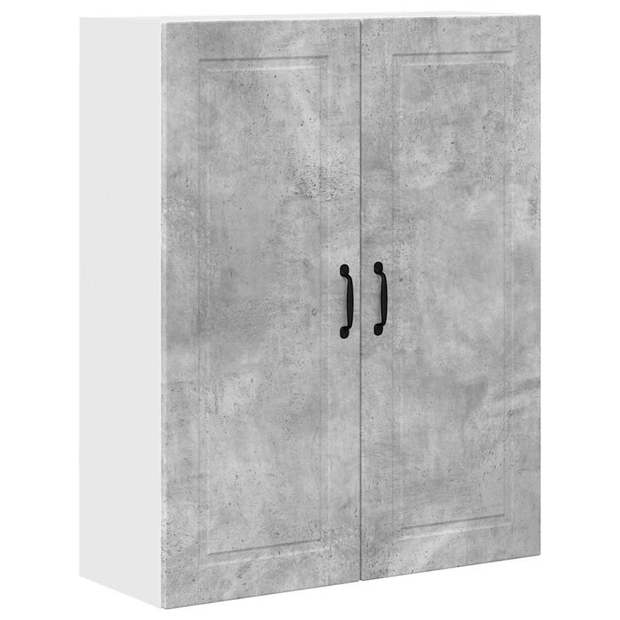 Keukenkast aan de muur met plank Beton Grijs 80 x 31 x 100 cm