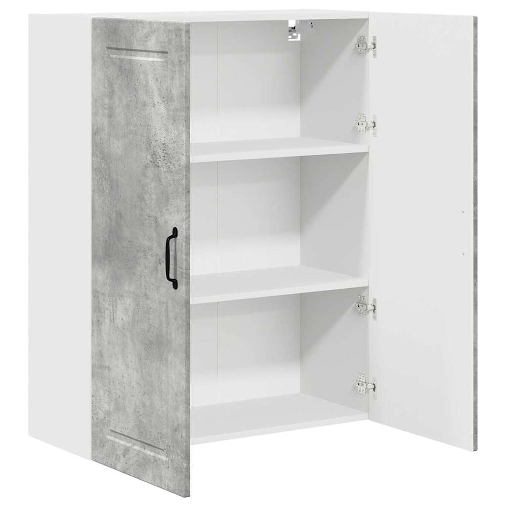 Keukenkast aan de muur met plank Beton Grijs 80 x 31 x 100 cm