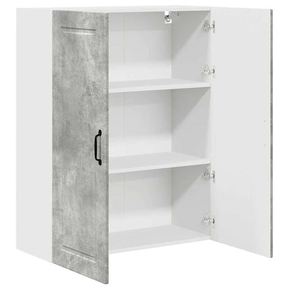 Keukenkast aan de muur met plank Beton Grijs 80 x 31 x 100 cm