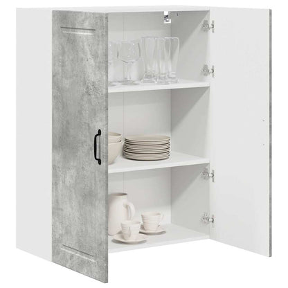 Keukenkast aan de muur met plank Beton Grijs 80 x 31 x 100 cm