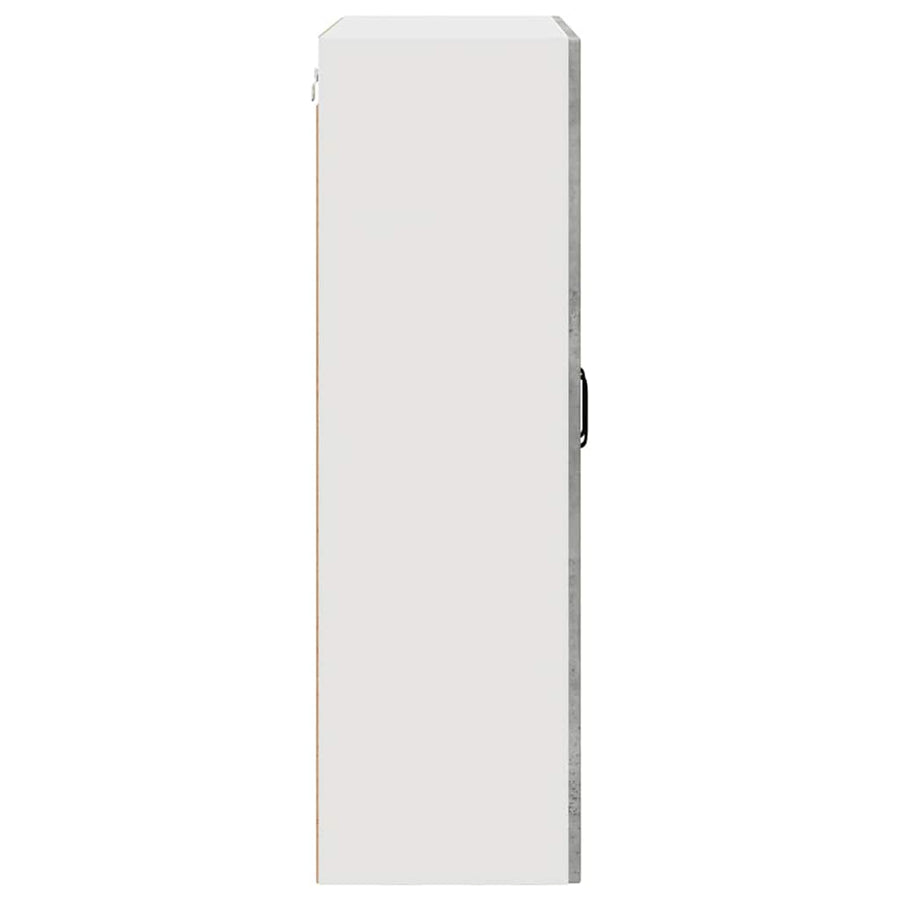 Keukenkast aan de muur met plank Beton Grijs 80 x 31 x 100 cm