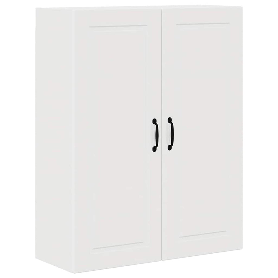 Keukenkast aan de muur met plank Hoogglans wit 80 x 31 x 100 cm