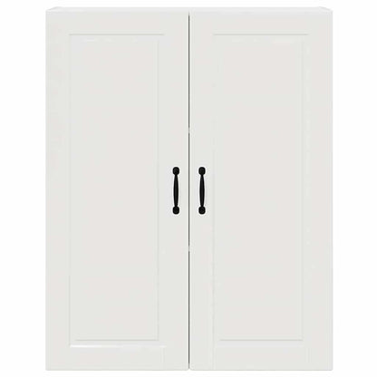 Keukenkast aan de muur met plank Hoogglans wit 80 x 31 x 100 cm
