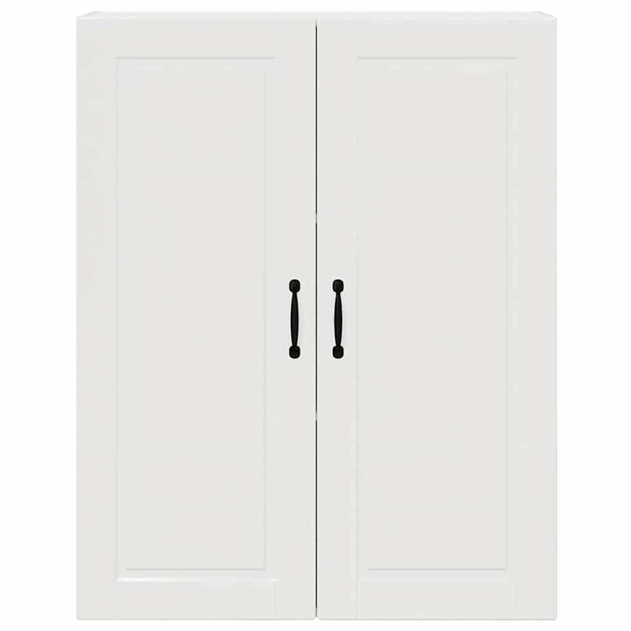 Keukenkast aan de muur met plank Hoogglans wit 80 x 31 x 100 cm