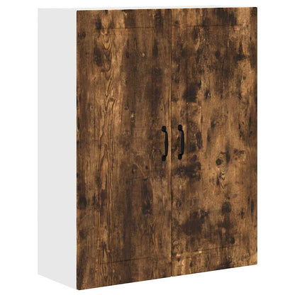 Keukenkast aan de muur met plank Gerookt eiken 80 x 31 x 100 cm