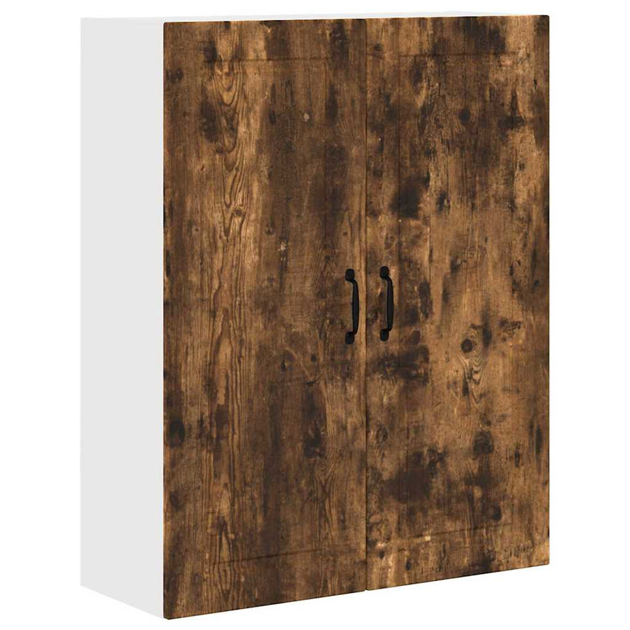Keukenkast aan de muur met plank Gerookt eiken 80 x 31 x 100 cm