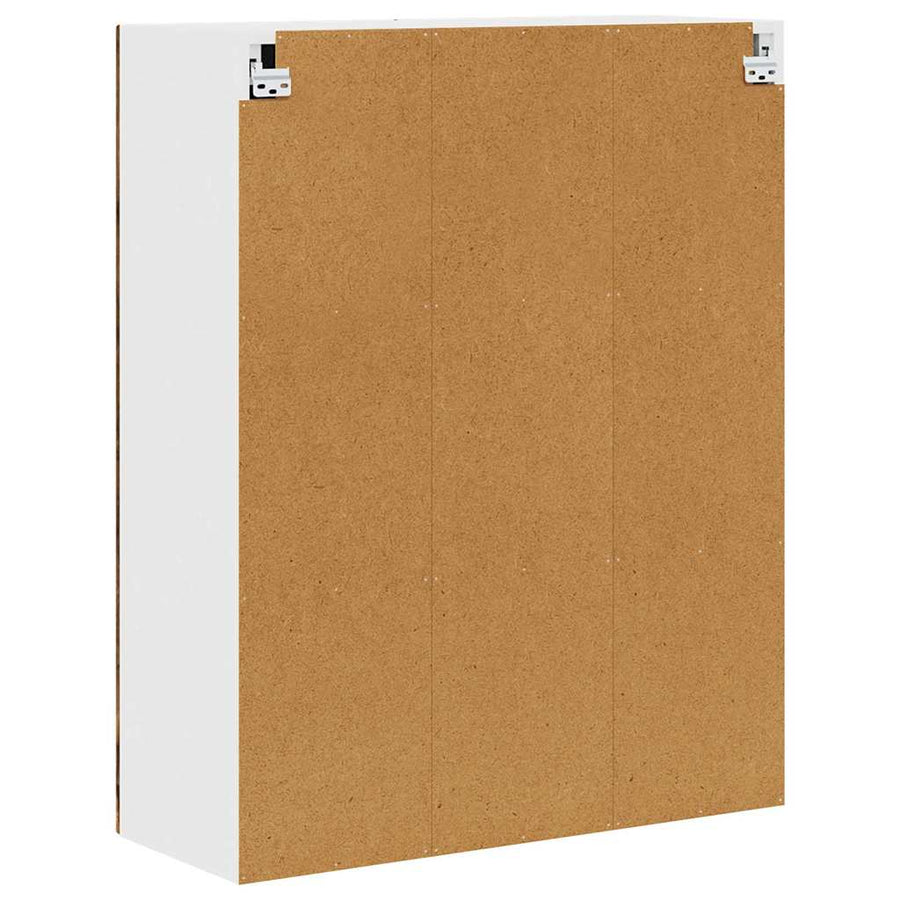 Keukenkast aan de muur met plank Gerookt eiken 80 x 31 x 100 cm