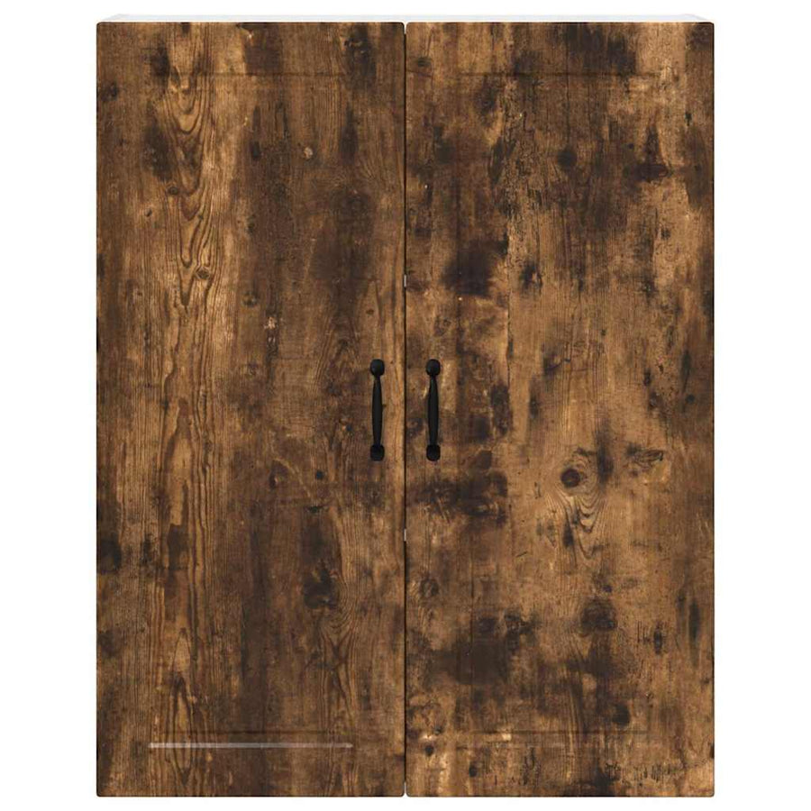 Keukenkast aan de muur met plank Gerookt eiken 80 x 31 x 100 cm